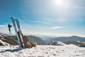 bronzage au ski