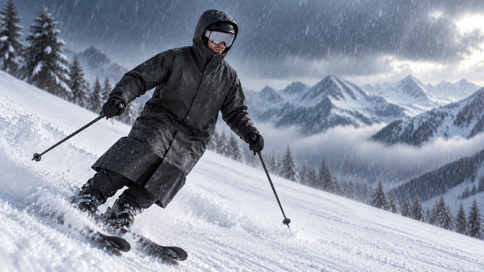 cape pluie pour le ski